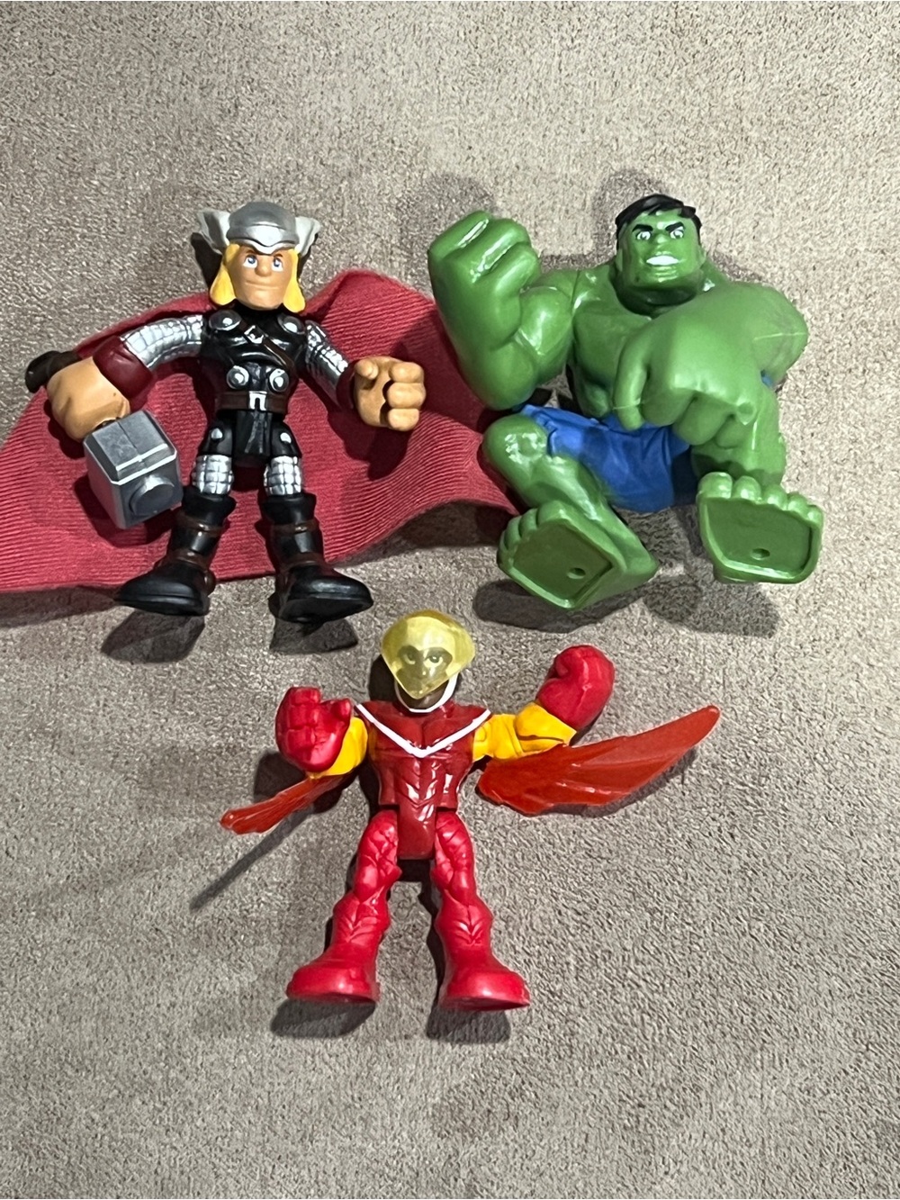 Marvel Avengers imaginext Figures Thor & Hulk &  Falcon